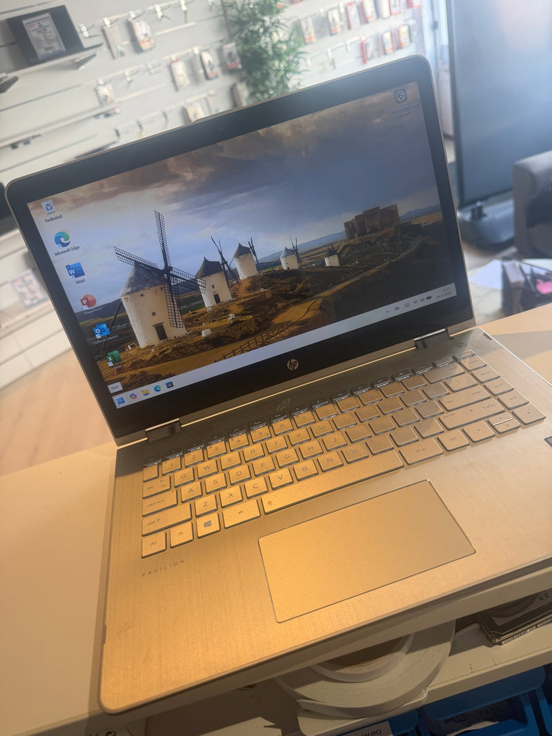 HP Pavilion x360 14-ba183nd |Behuizing:Krassen| i5-8250U | 8 GB | 256 GB SSD | 14″ Full HD Touch | Windows 11 Home