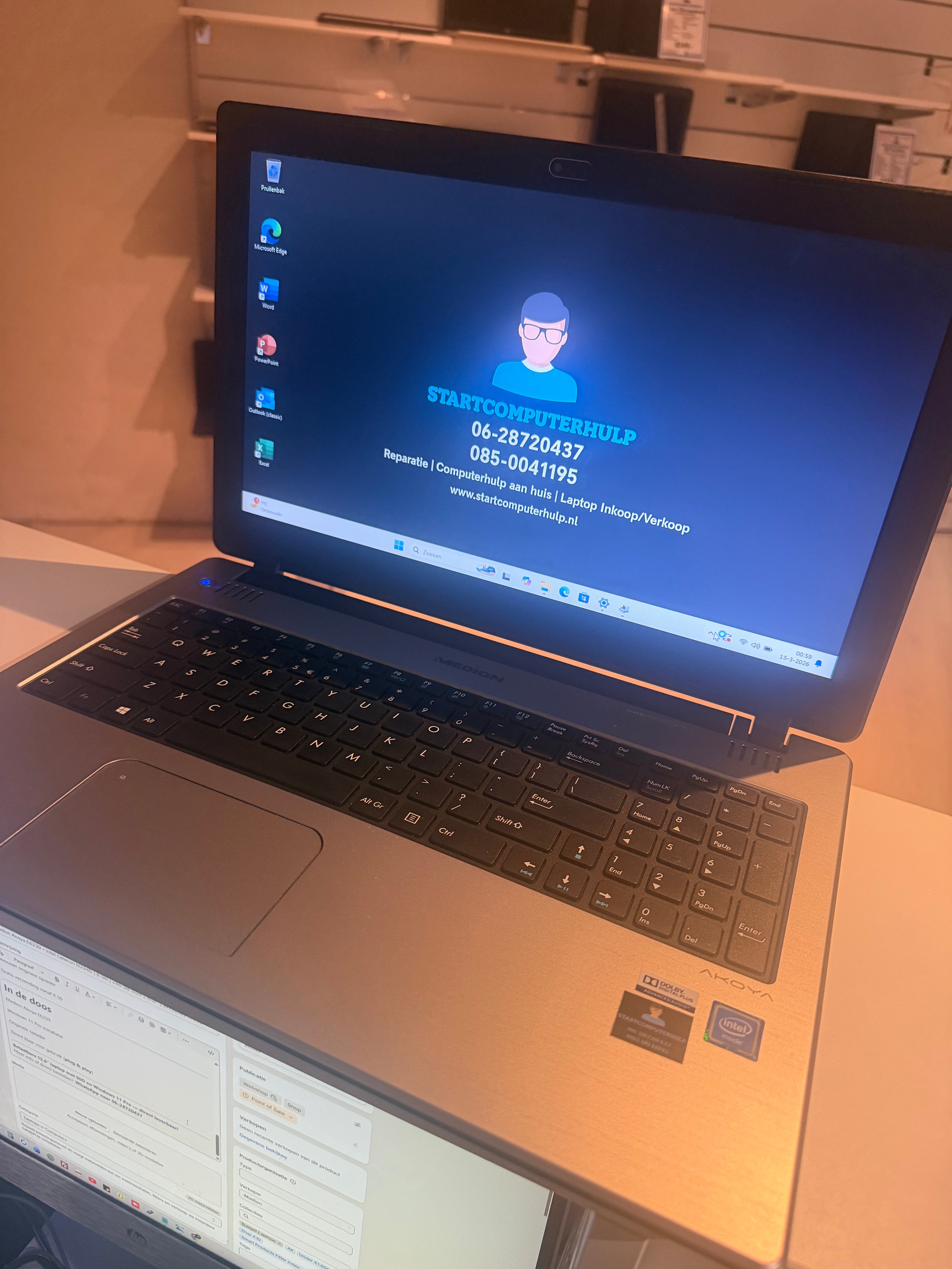 Medion Akoya E6239 – Intel Celeron N2940 | 8 GB | 240 GB SSD | 15,6″ | Windows 11 Pro