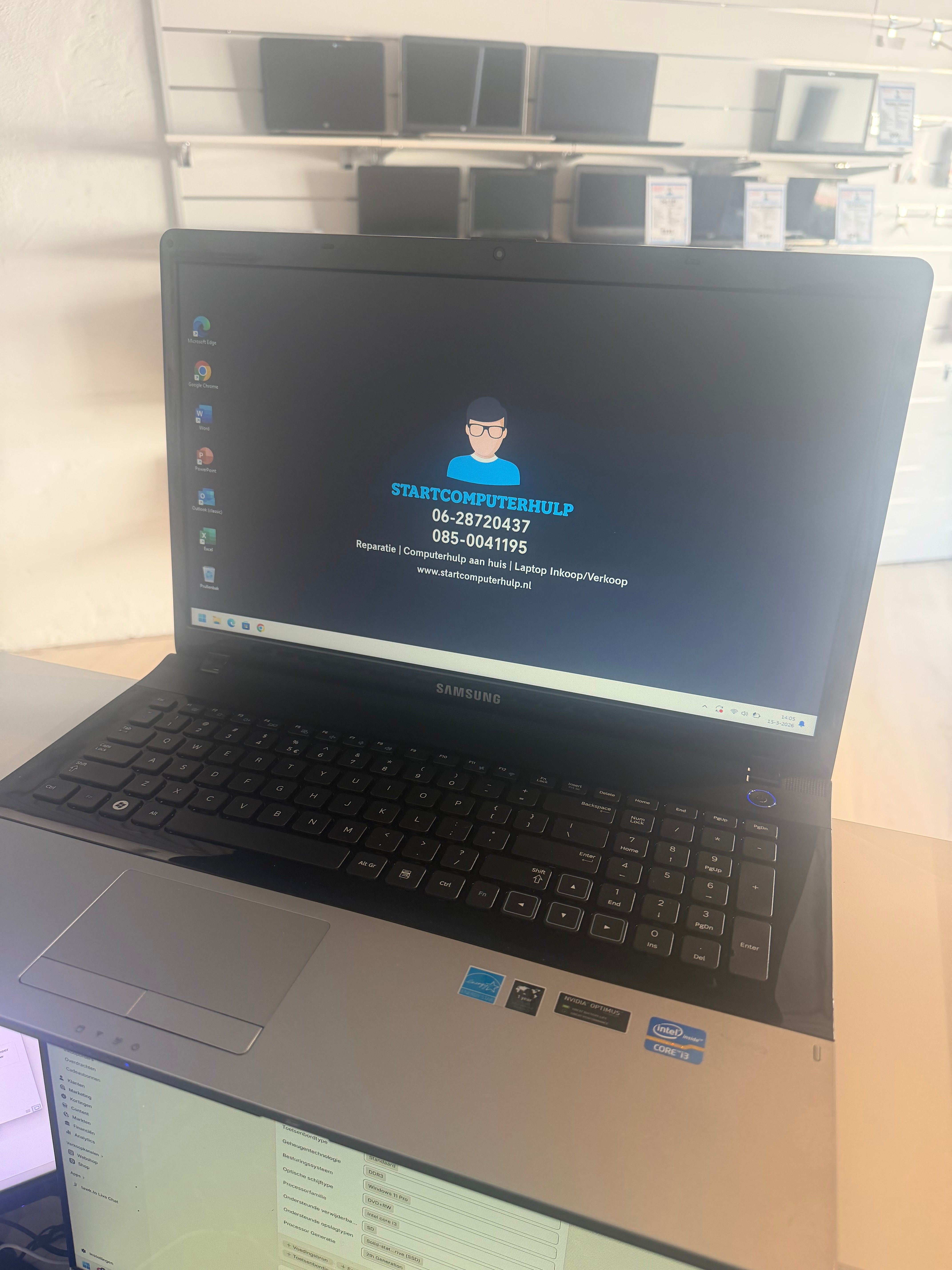 Samsung Series 3 | GeForce GT520MX | i3 | 8 GB | 120 GB SSD | 17,3″ HD+ | Windows 11 Pro