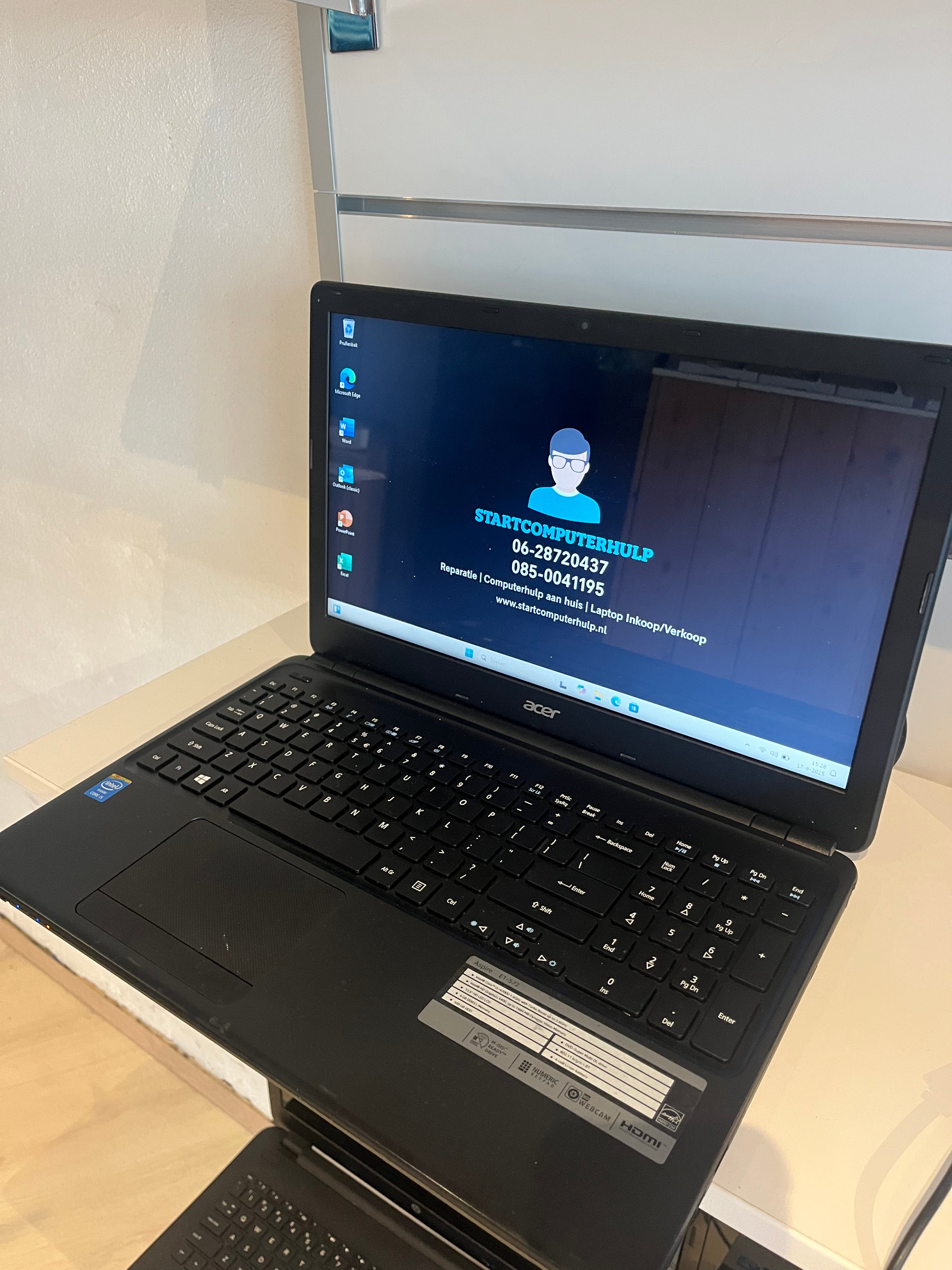 Acer Aspire E1-572 – Intel Core i5-4200U | 4GB | 120GB SSD | 15.6 inch | Windows 11 Pro