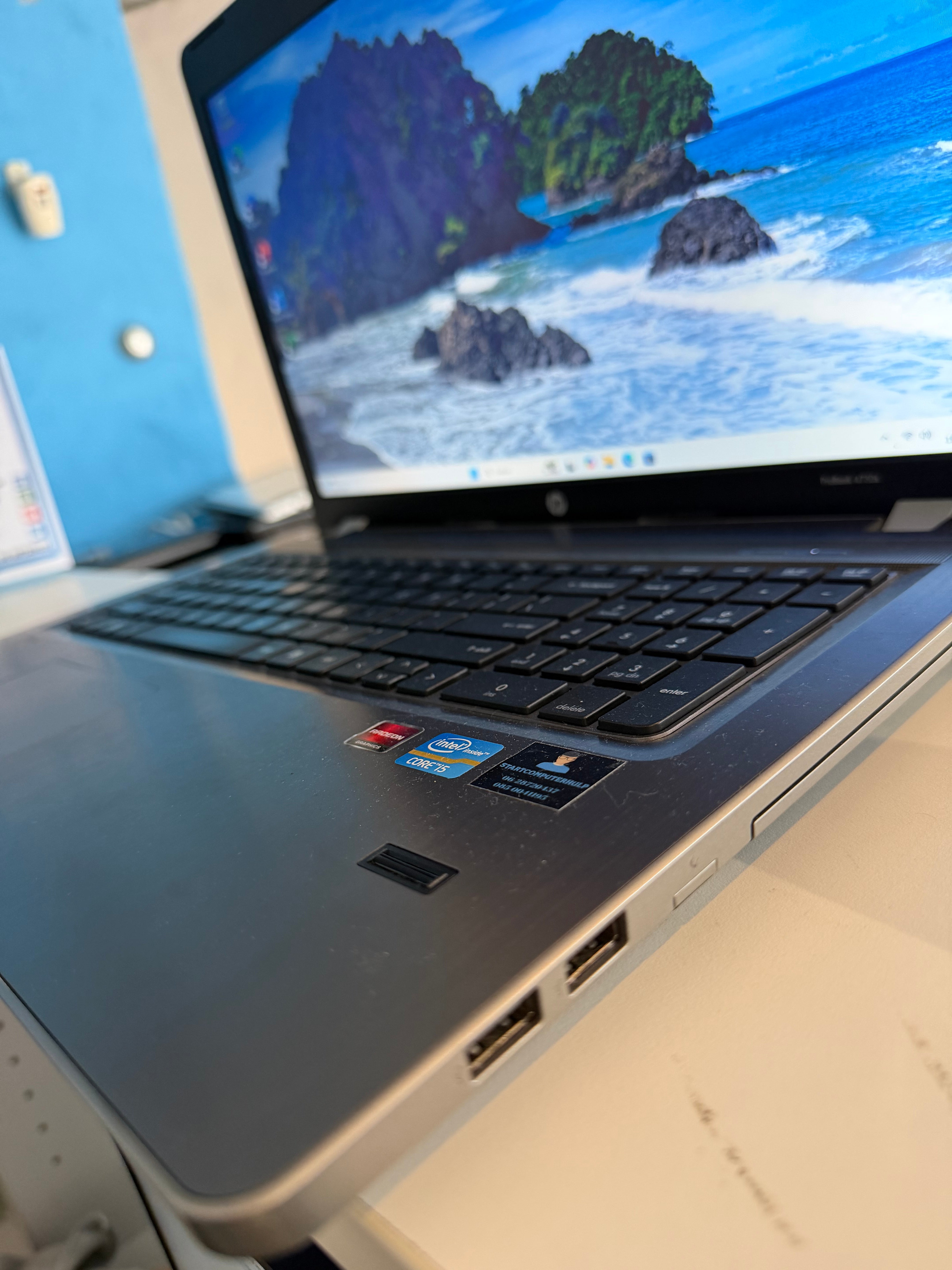 HP ProBook 4730s – ACCU DEFECT | Intel Core i5-2540M | 8 GB RAM | 120 GB SSD | 17,3″ | Windows 11 Pro