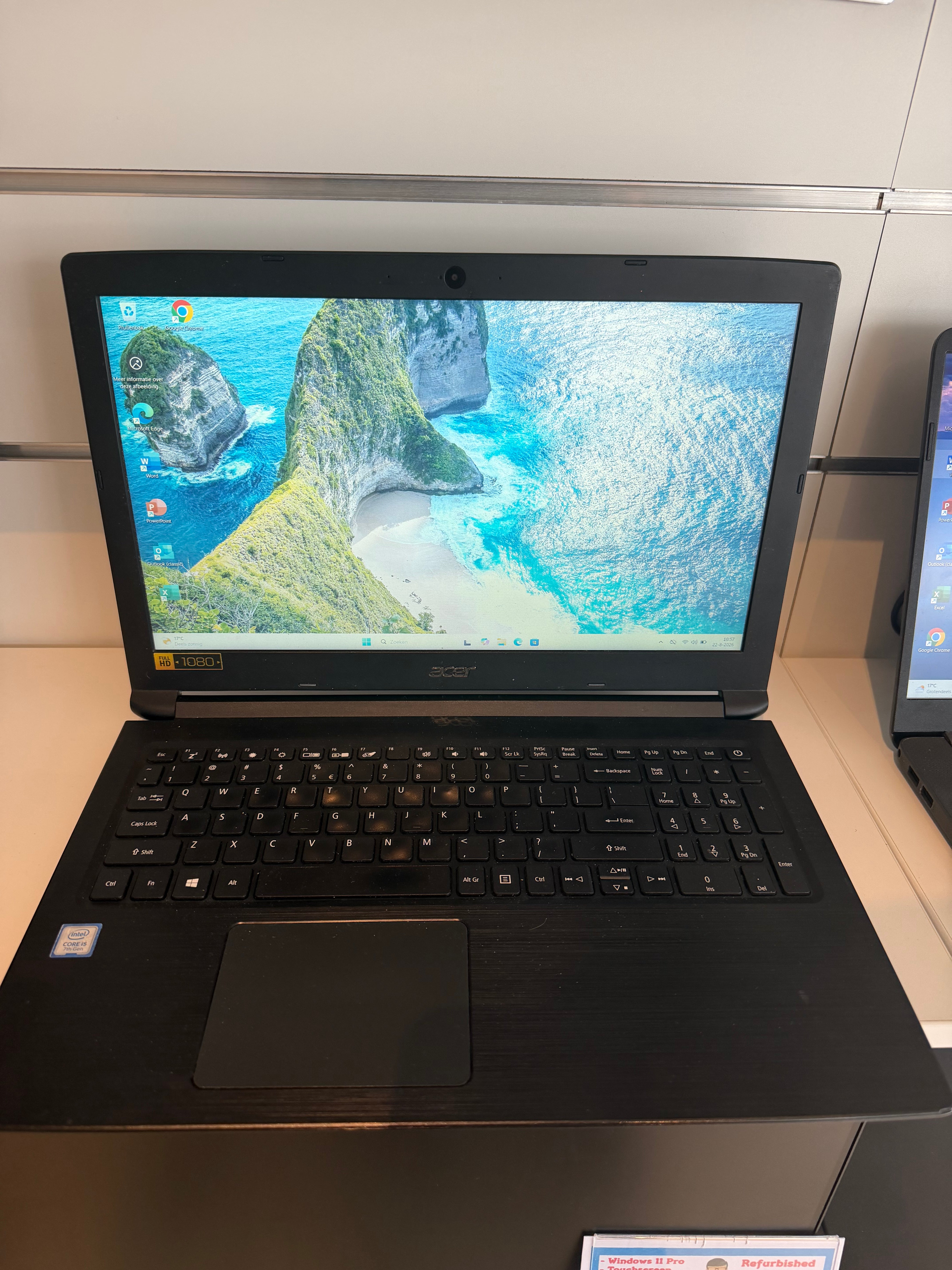 Acer Aspire 3 – Intel Core i5 | 8 GB RAM | 120 GB SSD + 1 TB HDD | 15,6″ | Windows 11 Pro