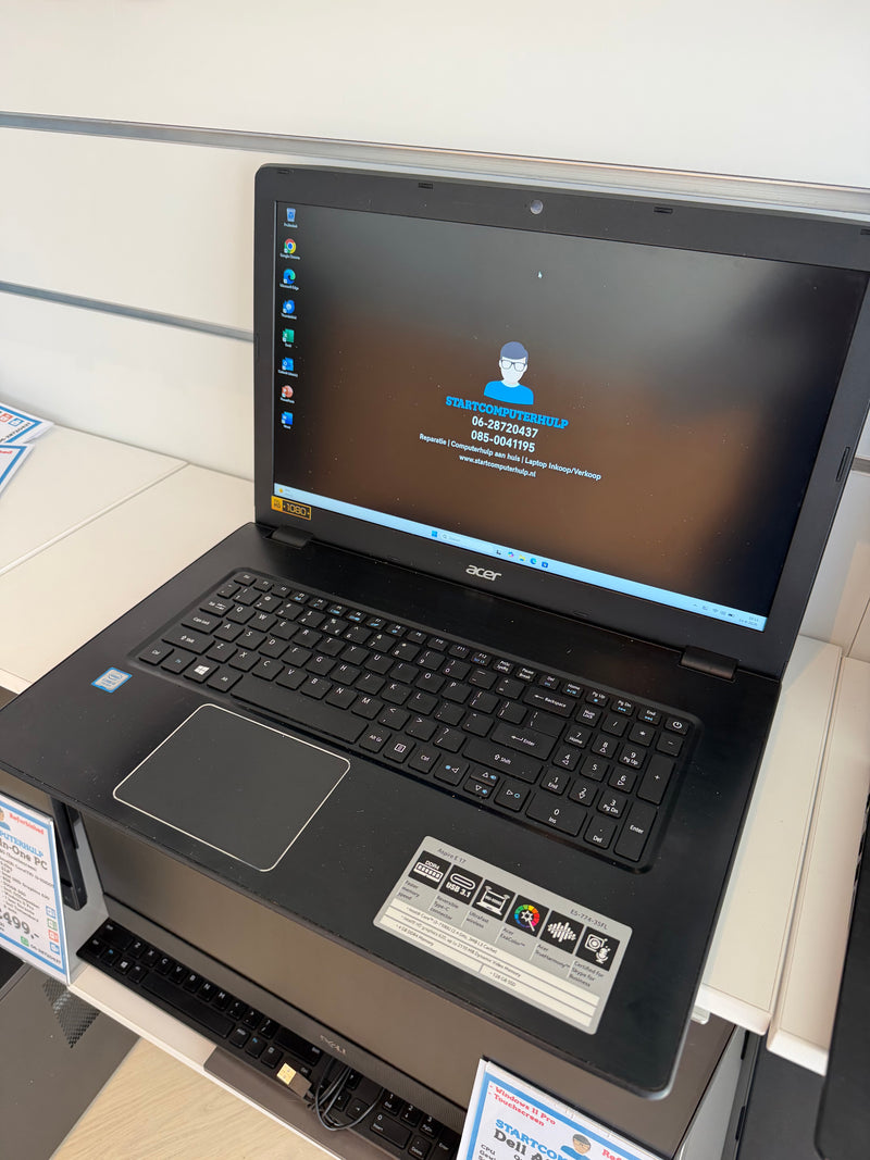 Acer Aspire E5 | 17,3″ Full HD | Intel Core i3 | 128 GB SSD + 1 TB HDD | Windows 11 Pro