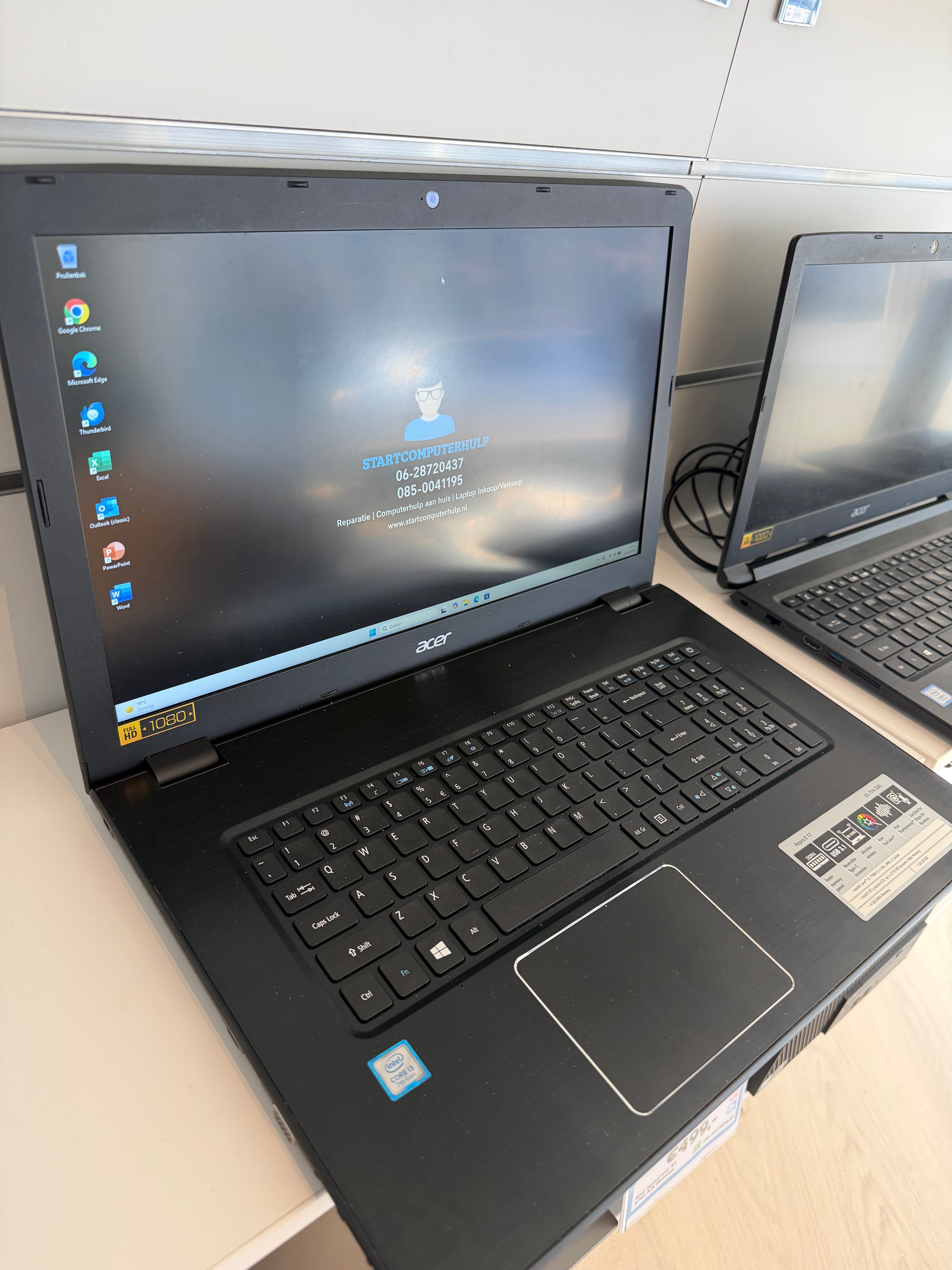 Acer Aspire E5 | 17,3″ Full HD | Intel Core i3 | 128 GB SSD + 1 TB HDD | Windows 11 Pro